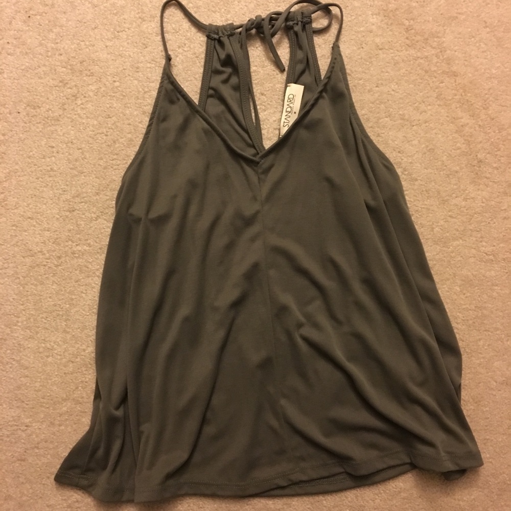 DOUBLE V SWING CAMI - Picture 2 of 2